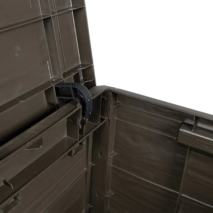 Outdoor Cushion Box in Brown (77.5 x 44.5 x 53cm) - Little and Giant Explorers vidaXL