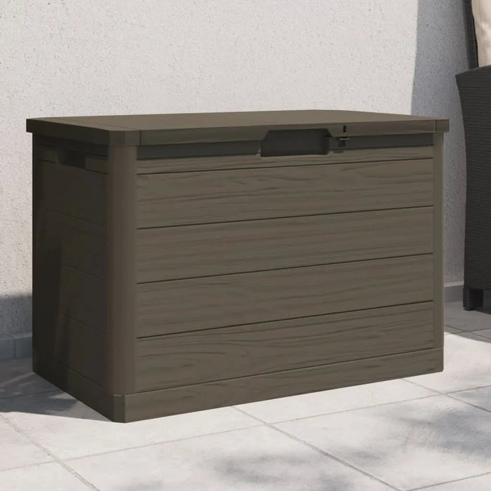 Outdoor Cushion Box in Brown (77.5 x 44.5 x 53cm) - Little and Giant Explorers vidaXL