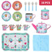 18-Piece Tin Tea Party Set with Carry Case – Llama | Afternoon Tea Playset SOKA® - Little and Giant Explorers SOKA Play Imagine Learn