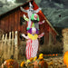 180cm Animated Halloween Clowns (Stack of 3) | Sound, Light and Motion Effects OUTSUNNY - Little and Giant Explorers Outsunny