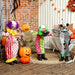 180cm Animated Halloween Clowns (Stack of 3) | Sound, Light and Motion Effects OUTSUNNY - Little and Giant Explorers Outsunny