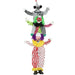 180cm Animated Halloween Clowns (Stack of 3) | Sound, Light and Motion Effects OUTSUNNY - Little and Giant Explorers Outsunny