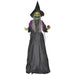 180cm Animated Standing Halloween Witch with Apple | Sound, Motion and Light Effects HOMCOM - Little and Giant Explorers HOMCOM