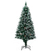 180cm Artificial Christmas Tree – Green | Snow and Pine Cones - Warm White LED Lights VIDAXL - Little and Giant Explorers vidaXL