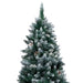 180cm Artificial Christmas Tree – Green | Snow and Pine Cones - Warm White LED Lights VIDAXL - Little and Giant Explorers vidaXL