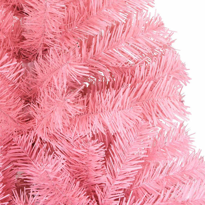 180cm Cone-Shaped Artificial Christmas Tree – Pink | 300 Warm White LEDs VIDAXL - Little and Giant Explorers vidaXL