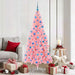 180cm Cone-Shaped Artificial Christmas Tree – Pink | 300 Warm White LEDs VIDAXL - Little and Giant Explorers vidaXL