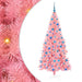 180cm Cone-Shaped Artificial Christmas Tree – Pink | 300 Warm White LEDs VIDAXL - Little and Giant Explorers vidaXL