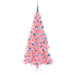180cm Cone-Shaped Artificial Christmas Tree – Pink | 300 Warm White LEDs VIDAXL - Little and Giant Explorers vidaXL