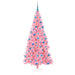 180cm Cone-Shaped Artificial Christmas Tree – Pink | 300 Warm White LEDs VIDAXL - Little and Giant Explorers vidaXL