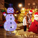 180cm Lighted Snowman Christmas Decoration | 8 Lighting Modes and Remote Control COSTWAY - Little and Giant Explorers vidaXL