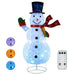 180cm Lighted Snowman Christmas Decoration | 8 Lighting Modes and Remote Control COSTWAY - Little and Giant Explorers vidaXL