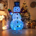 180cm Lighted Snowman Christmas Decoration | 8 Lighting Modes and Remote Control COSTWAY - Little and Giant Explorers vidaXL