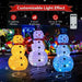 180cm Lighted Snowman Christmas Decoration | 8 Lighting Modes and Remote Control COSTWAY - Little and Giant Explorers vidaXL