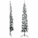 180cm Slim Artificial Half Christmas Tree with Flocked Snow | Space-Saving Design VIDAXL - Little and Giant Explorers vidaXL