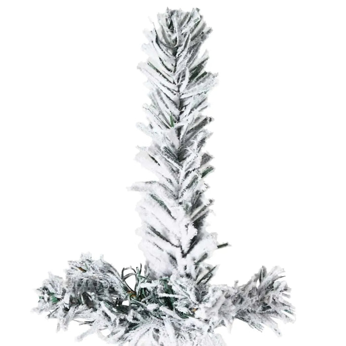 180cm Slim Artificial Half Christmas Tree with Flocked Snow | Space-Saving Design VIDAXL - Little and Giant Explorers vidaXL