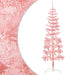 180cm Slim Artificial Half Christmas Tree with Stand - Pink | Space-Saving Design VIDAXL - Little and Giant Explorers vidaXL