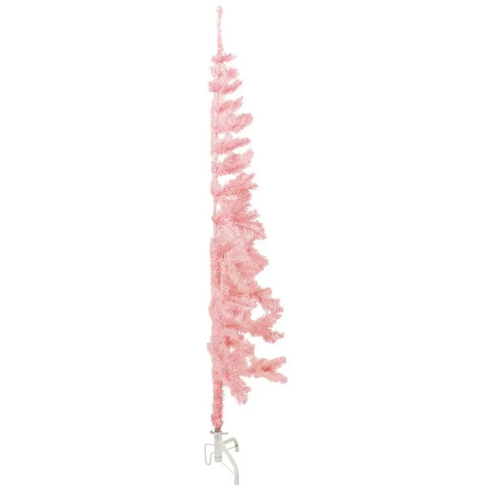 180cm Slim Artificial Half Christmas Tree with Stand - Pink | Space-Saving Design VIDAXL - Little and Giant Explorers vidaXL