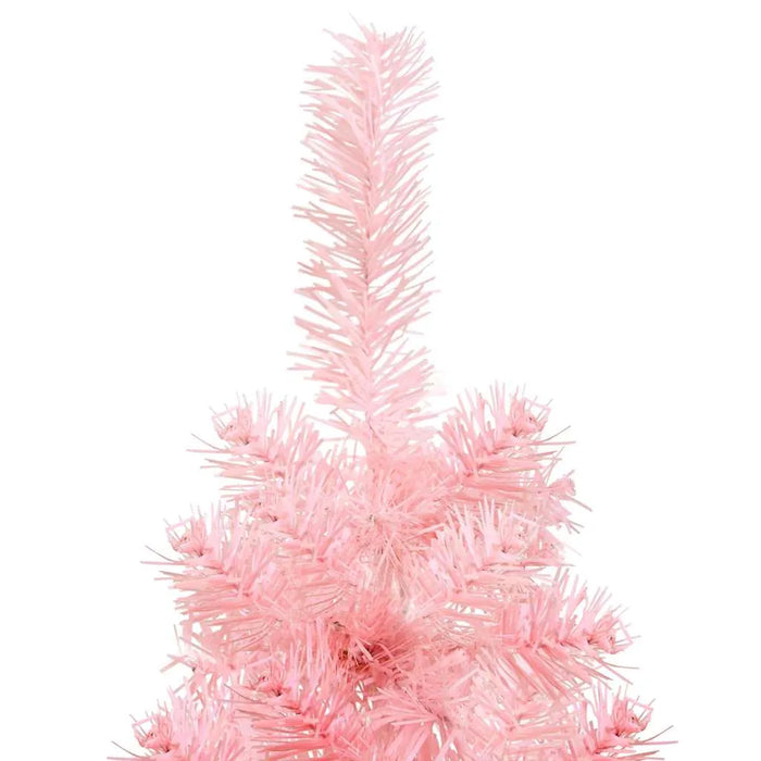 180cm Slim Artificial Half Christmas Tree with Stand - Pink | Space-Saving Design VIDAXL - Little and Giant Explorers vidaXL