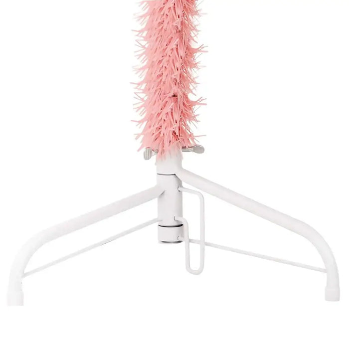 180cm Slim Artificial Half Christmas Tree with Stand - Pink | Space-Saving Design VIDAXL - Little and Giant Explorers vidaXL