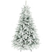 180cm Snow-Flocked Christmas Tree | 1182 Moulded Branch Tips - Flame-Retardant HOMCOM - Little and Giant Explorers HOMCOM
