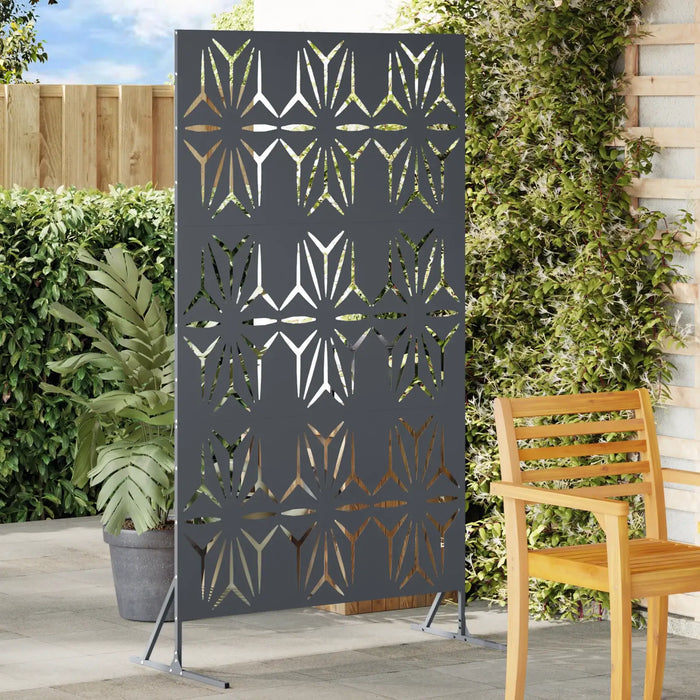 180cm Steel Garden Privacy Screen – Anthracite | Rectangular Modern Design VIDAXL - Little and Giant Explorers vidaXL