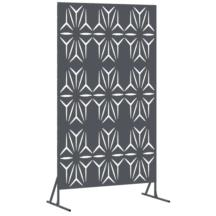 180cm Steel Garden Privacy Screen – Anthracite | Rectangular Modern Design VIDAXL - Little and Giant Explorers vidaXL