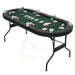 182cm Foldable Poker Table – Green | Casino-Grade 8-Player Card Table with Cup Holders COSTWAY - Little and Giant Explorers Costway