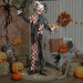 183cm Animated Halloween Clown Prop | Sound and Light Effects OUTSUNNY - Little and Giant Explorers Outsunny