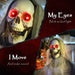 183cm Animated Skeleton Grim Reaper Prop - Glowing Eyes | Sound and Motion Effects OUTSUNNY - Little and Giant Explorers Outsunny