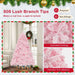 185cm Pink Candy Christmas Tree - 808 Branch Tips | 350 LED Lights - Hinged Design COSTWAY - Little and Giant Explorers Costway