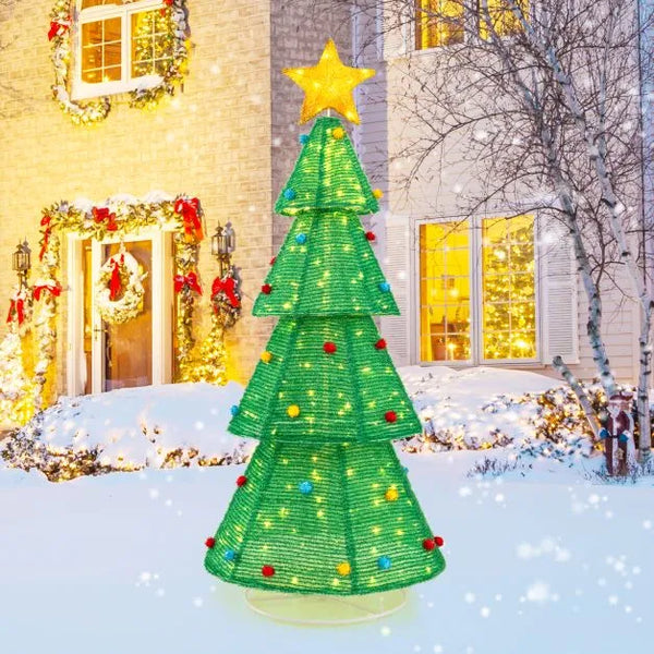 190cm Collapsible Pre-Lit Christmas Tree — Little and Giant Explorers