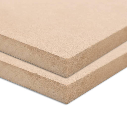 2 - 12mm - MDF Sheets - Rectangular - 120 x 60cm - Little and Giant Explorers vidaXL