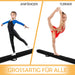 2.1M Foldable Balance Beam | Black Professional Gymnastics Training Equipment - Little and Giant Explorers Costway