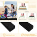 2.1M Foldable Balance Beam | Black Professional Gymnastics Training Equipment - Little and Giant Explorers Costway