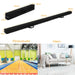 2.1M Foldable Balance Beam | Black Professional Gymnastics Training Equipment - Little and Giant Explorers Costway