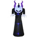 2.1m Inflatable Halloween Ghost with Horns | LED and Flame Lights OUTSUNNY - Little and Giant Explorers Outsunny