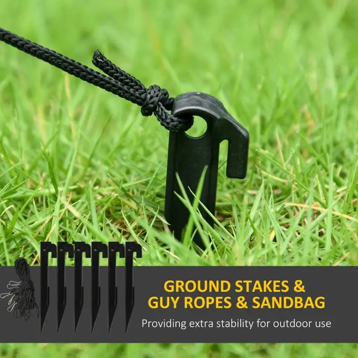 2.4m Inflatable Halloween Ghost Tree with Bat, Tombstone, Ghosts and Pumpkins – 7 LED Lights | OUTSUNNY - Little and Giant Explorers Outsunny