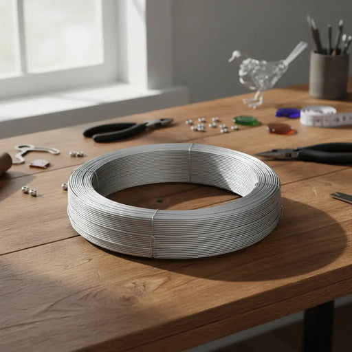 2.5mm Galvanised Steel Fence Binding Wire – 250m | Silver - Rust-Resistant Wire VIDAXL - Little and Giant Explorers vidaXL