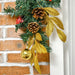 2.7m Artificial Christmas Garland with Pine Cones - Little and Giant Explorers HOMCOM