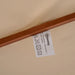 2.7m Wooden Garden Parasol – Double Canopy | Bamboo Ribs in Teak Finish and Beige OUTSUNNY - Little and Giant Explorers vidaXL