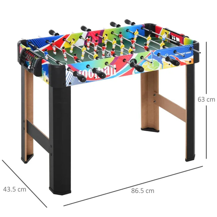 2.8FT Foosball Gaming Table - Little and Giant Explorers HOMCOM