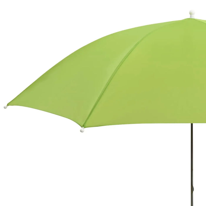 2 Camping Chair Parasols in Green 105cm - Little and Giant Explorers vidaXL