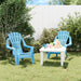 2 Garden Chairs for Children in Blue - Little and Giant Explorers vidaXL