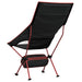 2 Foldable Camping Chairs in Black - Little and Giant Explorers vidaXL