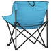 Camping Chairs with Pocket Foldable 2 pcs Bright Blue - Little and Giant Explorers vidaXL