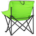 Camping Chairs with Pocket Foldable 2 pcs Green - Little and Giant Explorers vidaXL