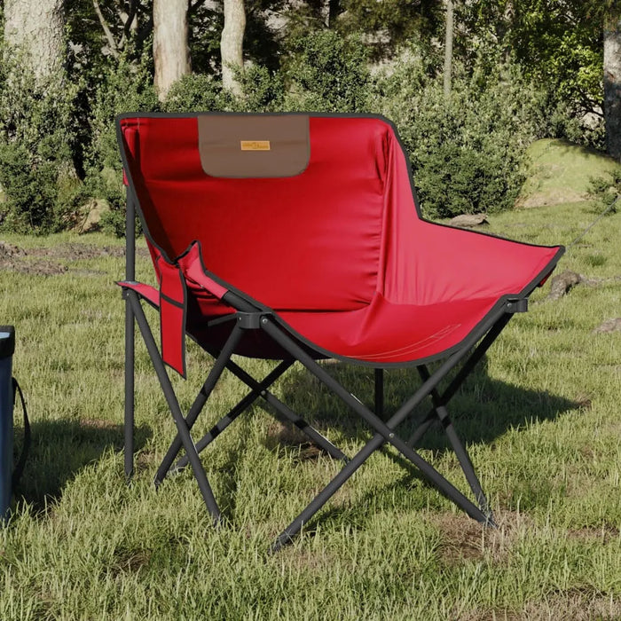 Camping Chairs with Pocket Foldable 2 pcs Red - Little and Giant Explorers vidaXL