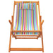 2 Folding Beach Chairs in Multi-Colour - Little and Giant Explorers vidaXL