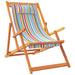 2 Folding Beach Chairs in Multi-Colour - Little and Giant Explorers vidaXL